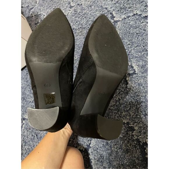 Brand New Dream Pairs Women’s US 5.5 Black Suede Ankle Booties Boots With Box - Picture 6 of 7